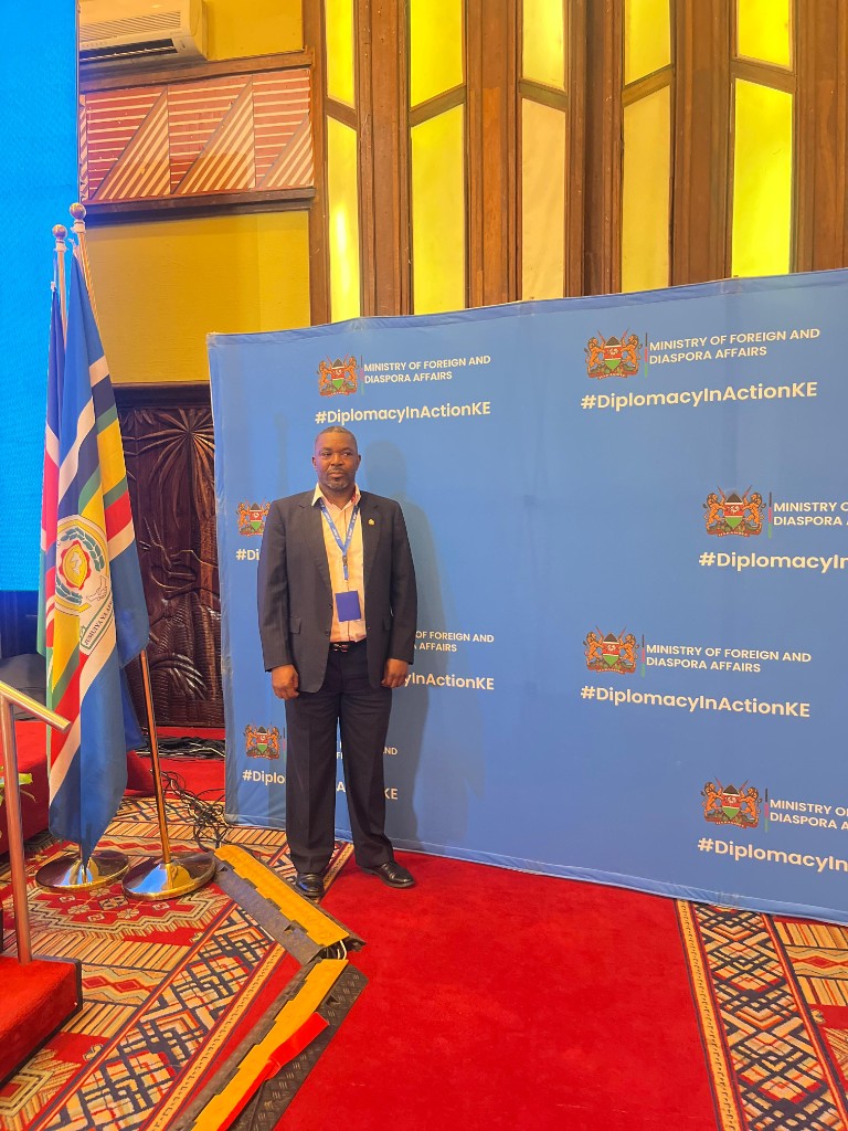 Nixon Sekoh at the Ministry of Foreign and Diaspora Affairs